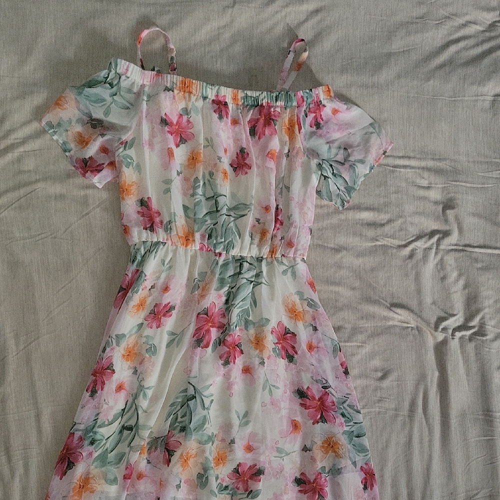 Floral Off-Shoulder Dress